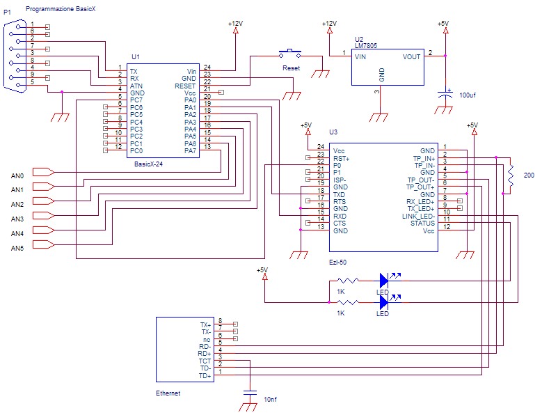 Schema elettrico micro sd