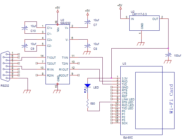 Schema elettrico seriale