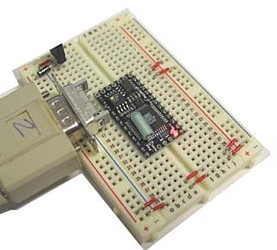 Schema di base realizzato su breadboard