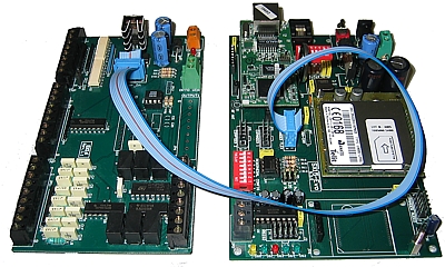 SX15-Evo and SX16B board connected